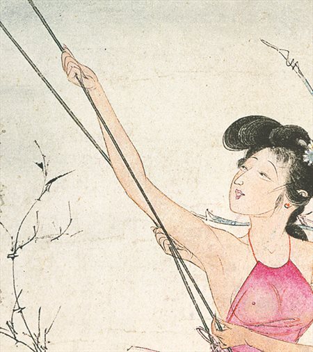天元-胡也佛的仕女画和最知名的金瓶梅秘戏图